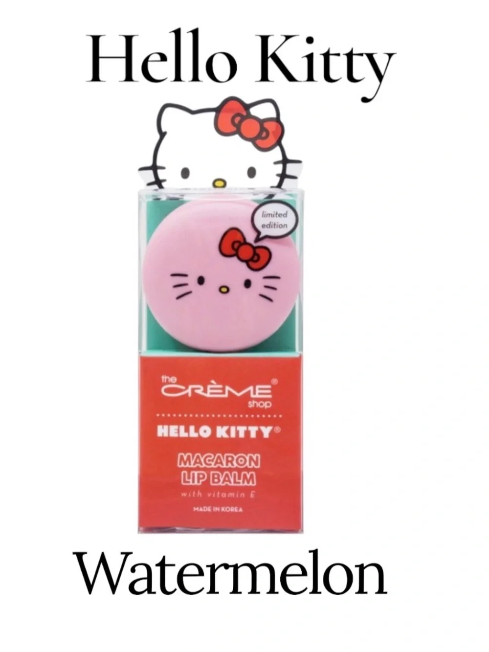 The Crème Shop x Sanrio Limited Edition Macaron Lip Balm